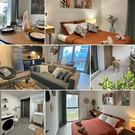 Appartement T3 Moderne - Proche Tram - Parking Privé